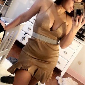 DRESS WITH LACE UP BACK